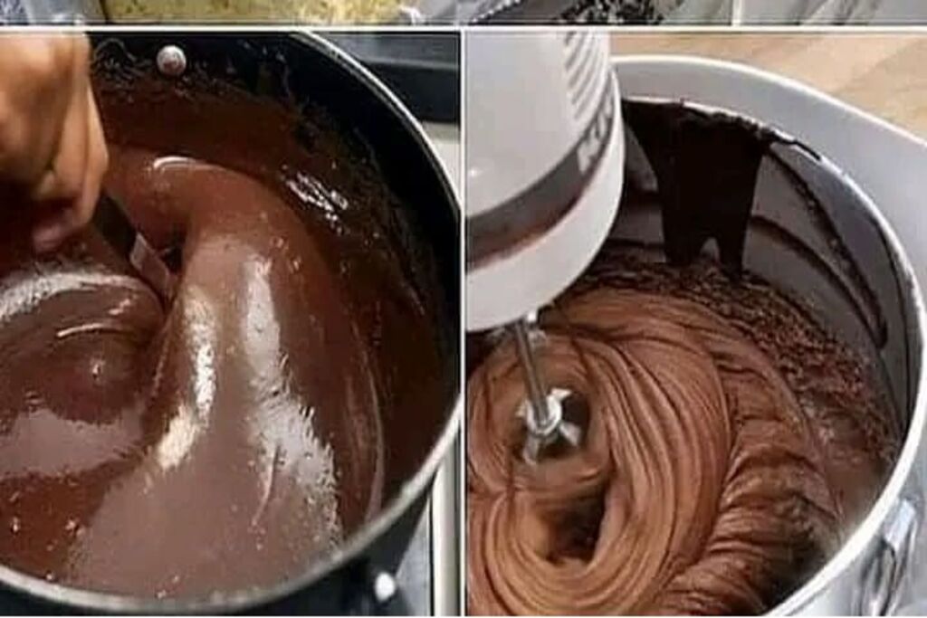 Recheio de chocolate para bolos