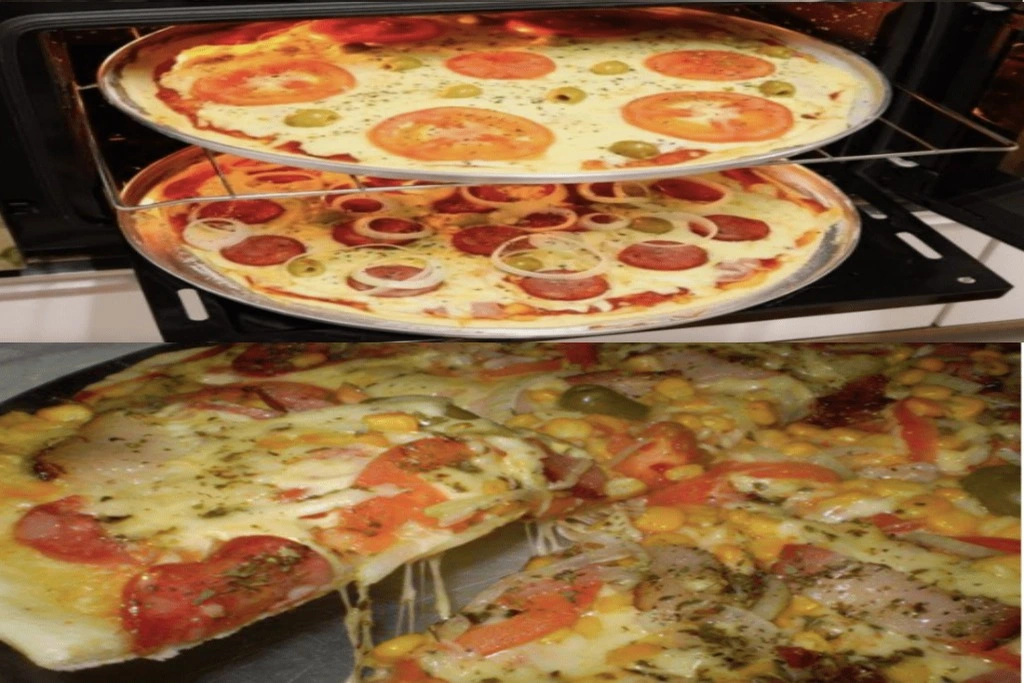 Pizza de liquidificador pronta em 10 minutos