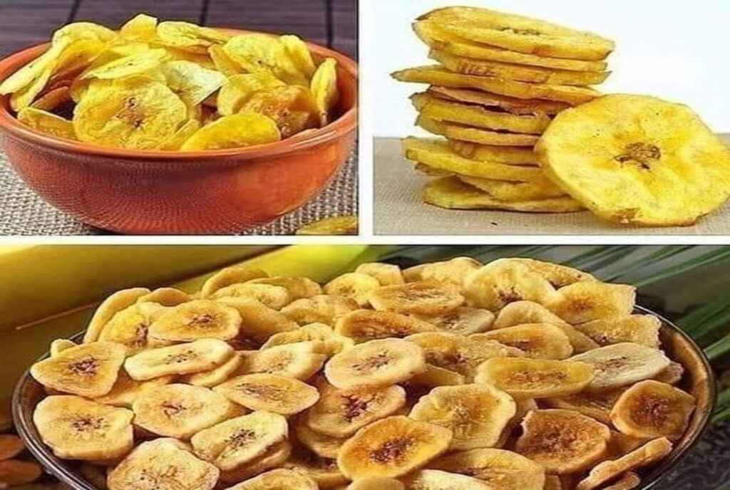 Chips de banana rápido